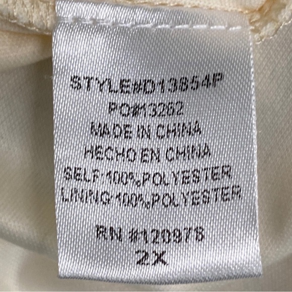 Chic Soul Entro Cream Snake Print Maxi Dress V-Neck Size 2X - Picture 6 of 7